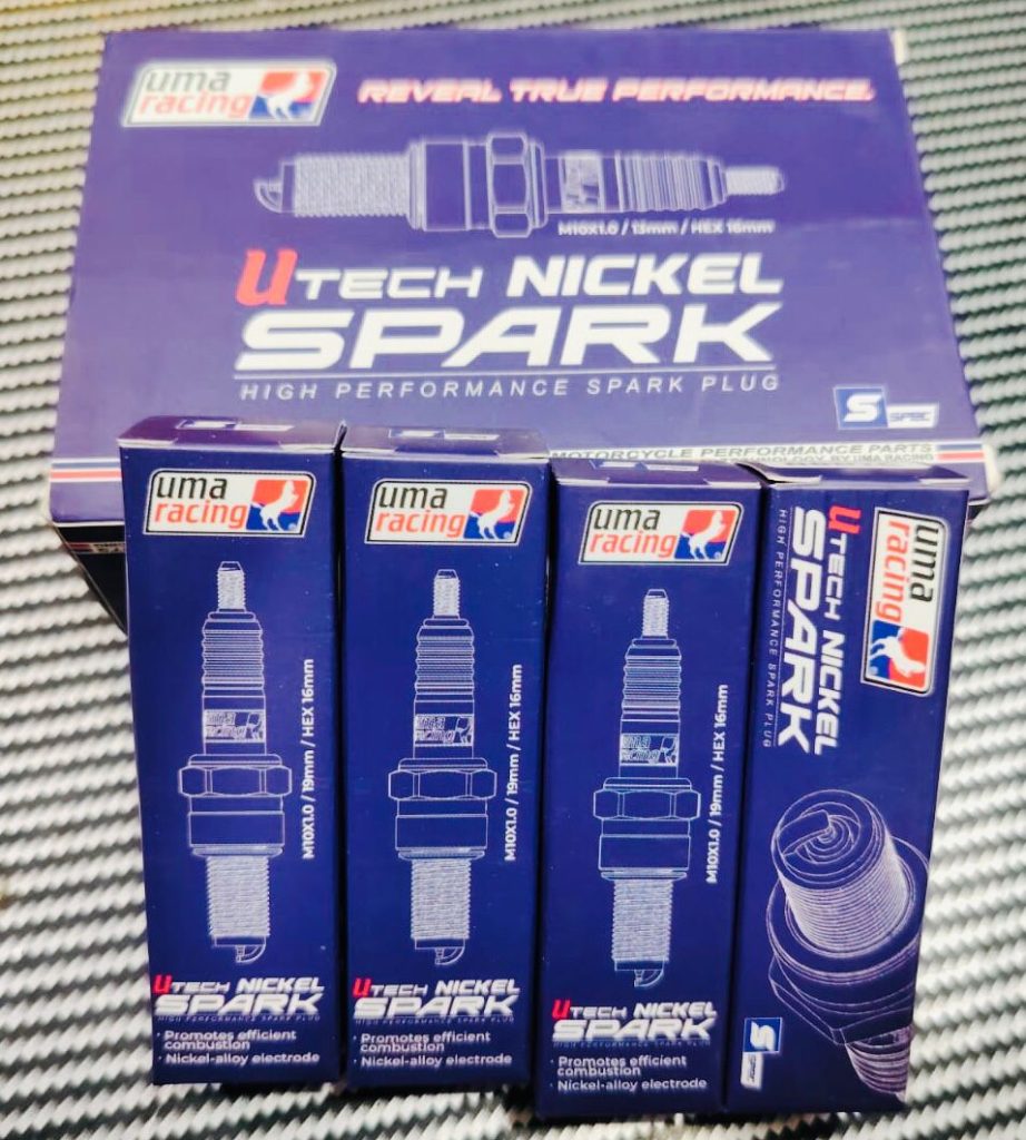 UMA REACHING PLUG NICKEL SPARK / BIKE ACCESSORIES/ AVAILABLE IN BEST QUALITY FASHION .BEST SHOP BIKE ACCESSORISE IN DHAKA CITY .BEST QUALITY FASHION