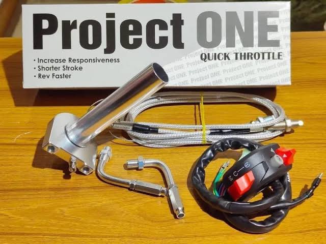 QUICK THROTTLE PROJECT ONE WITH DOMINO CHAPA UNIVERSAL/ALL BIKE / BIKE ACCESSORIES