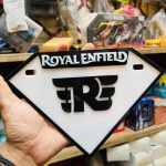 DIAMOND NUMBER PLATE FOR ROYAL ENFIELD