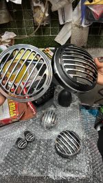 HEADLIGHT COVER FOR ROYAL ENFIELD CLASSIC HUNTER BULLET METEOR 350 - Image 2