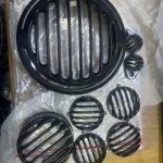 HEADLIGHT COVER BLACK FOR ROYAL ENFIELD CLASSIC HUNTER BULLET METEOR 350