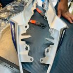 METAL BACK PANEL FOR YAMAHA R15M V4