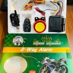 BLUE BLOOD 2 WAY SECURITY LOCK FOR MOTORCYCLE ANTI THIEF ALARM SYSTEM