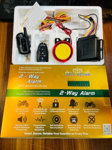 BLUE BLOOD 2 WAY SECURITY LOCK FOR MOTORCYCLE ANTI THIEF ALARM SYSTEM - Image 3